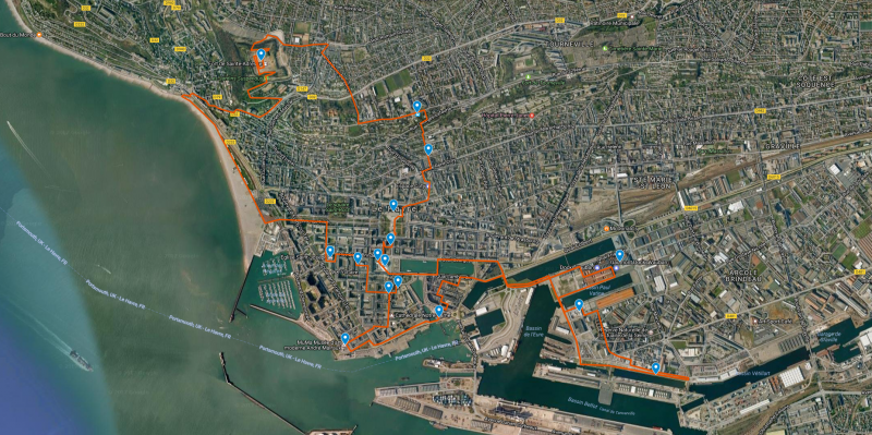 notre parcours au Havre